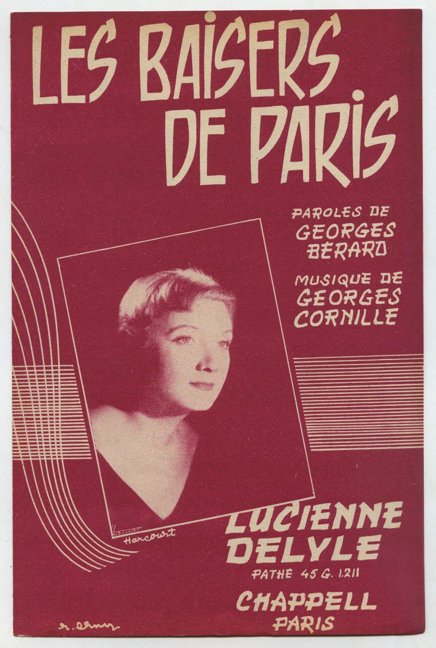 Georges Cornille ; Georges Bérard ; Lucienne Delyle ; Dillard Et Cie ; Chappell; chanson petit format Île-de-France, France 1956 1969.88.318 Photo