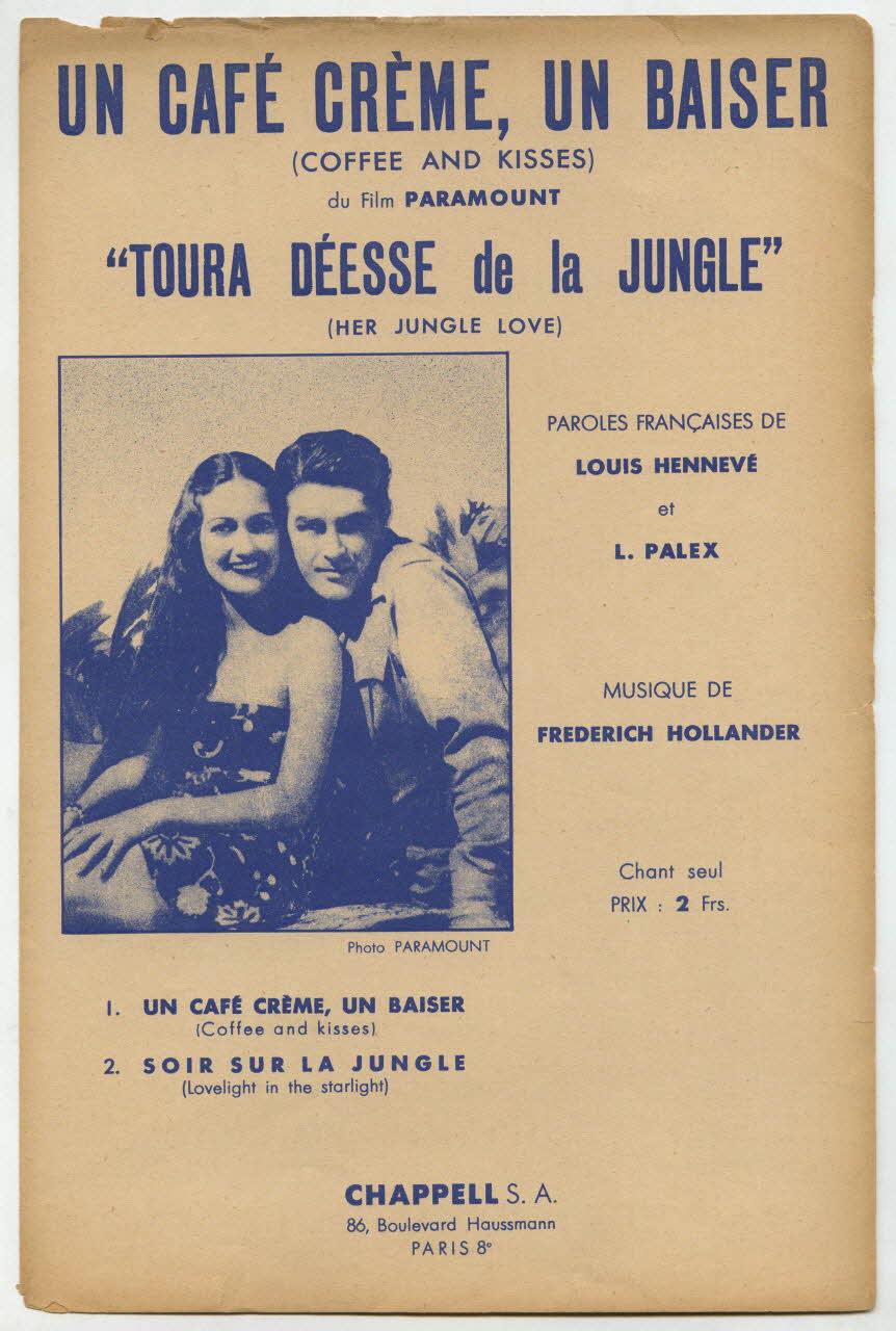 chanson petit format 1969.88.339 Photo