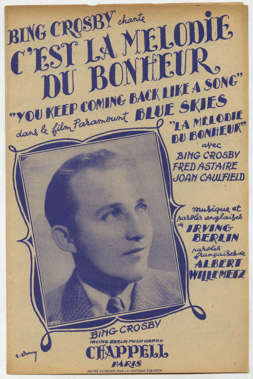 chanson petit format 1969.88.357 Photo