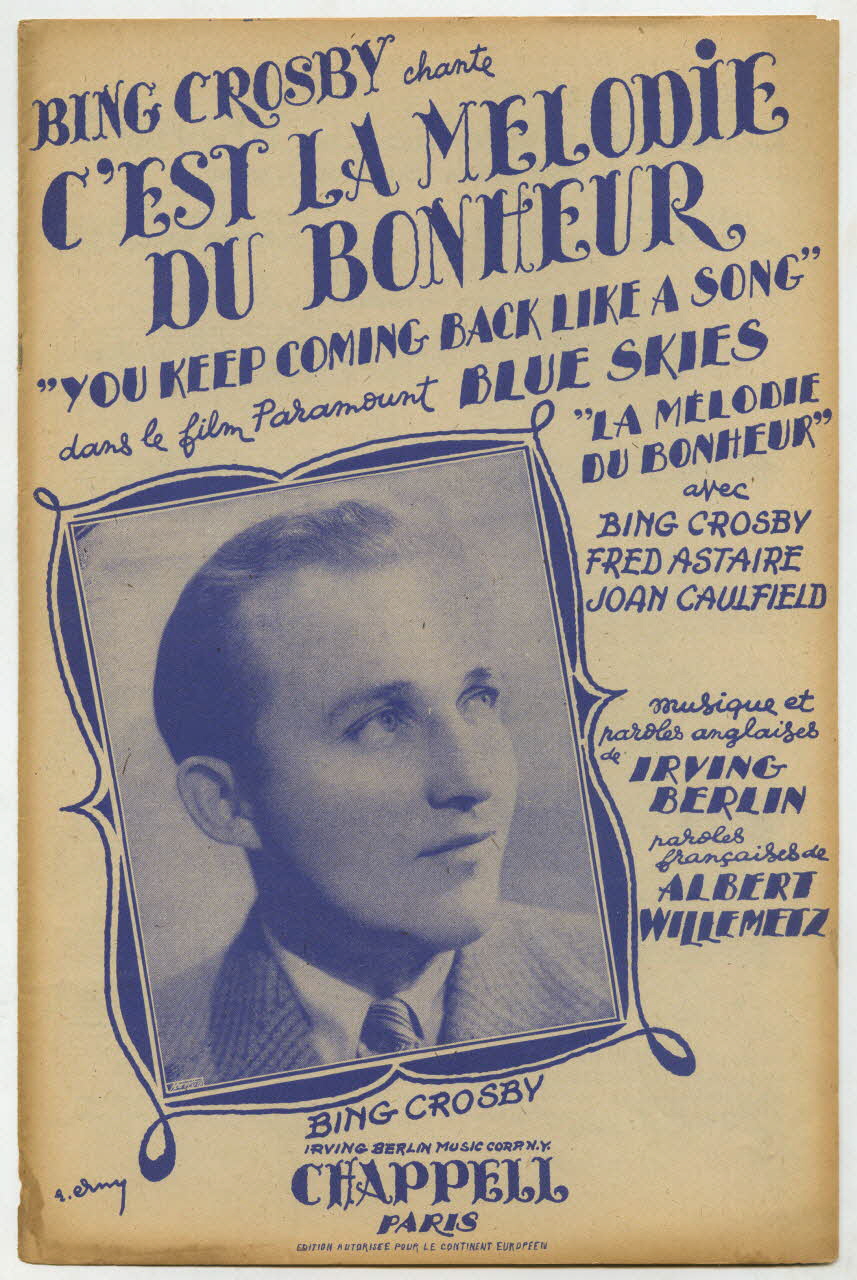 chanson petit format 1969.88.358 Photo