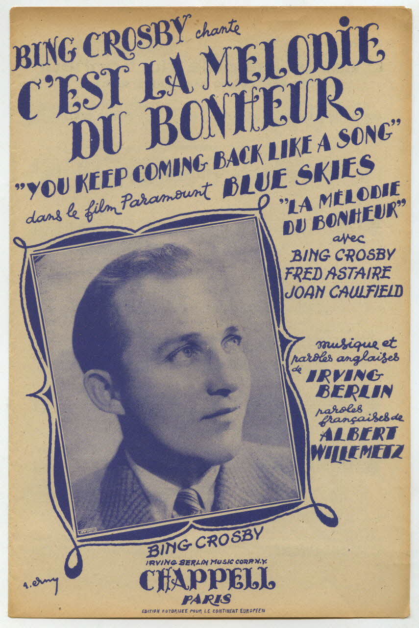 chanson petit format 1969.88.359 Photo