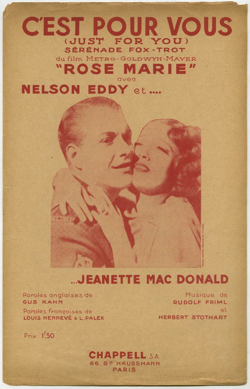 chanson petit format 1969.88.365 Photo