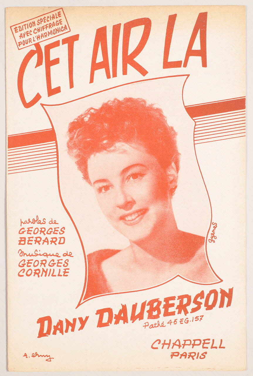 Georges Cornille ; Georges Bérard ; Chapell S.A.; chanson petit format 1955 1969.88.369 Photo