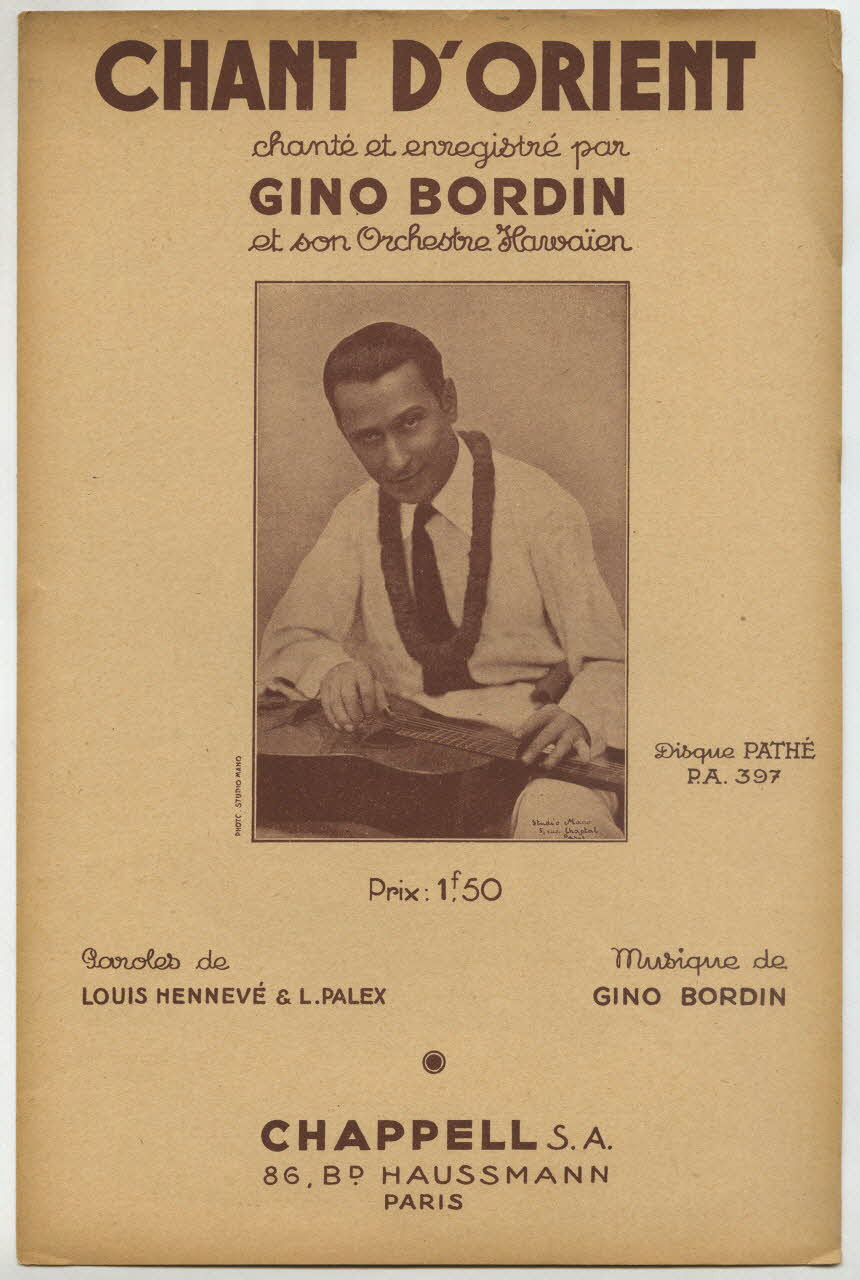 chanson petit format 1969.88.376 Photo