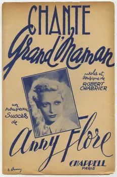 Robert Chabrier ; Anny Flore ; Chappell S.A.; ; Michel Dillard ; R Erny chanson petit format Île-de-France, France 1951 1969.88.377  Photo