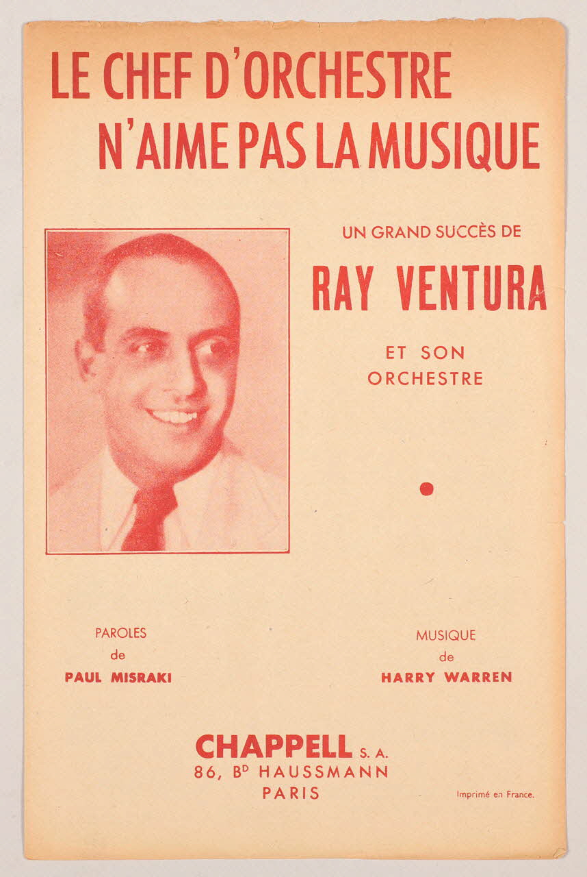 chanson petit format 1969.88.380 Photo