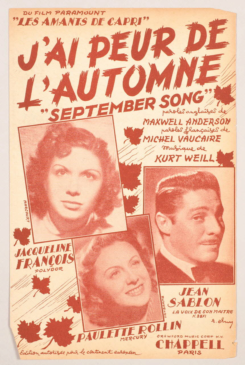 partition de musique petit format 1969.88.478 Photo