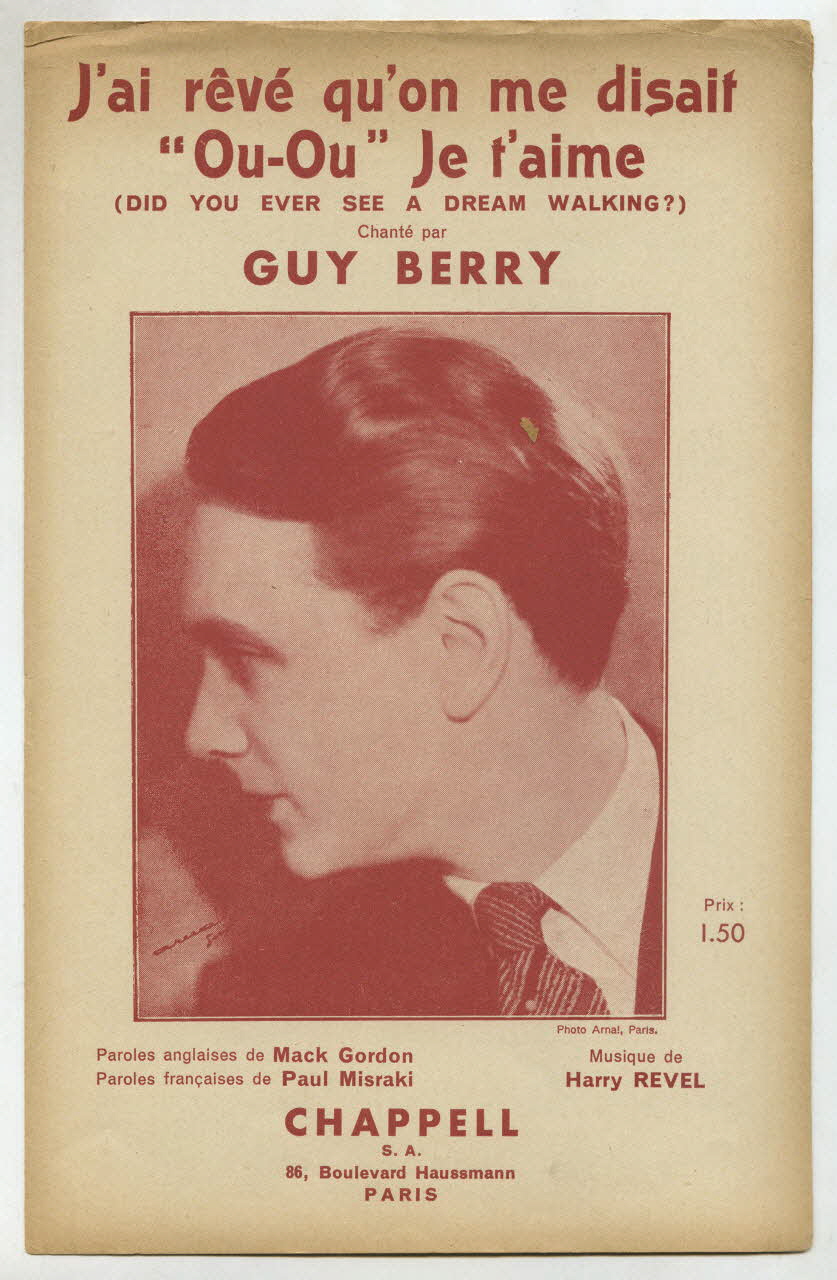 chanson petit format 1969.88.482 Photo