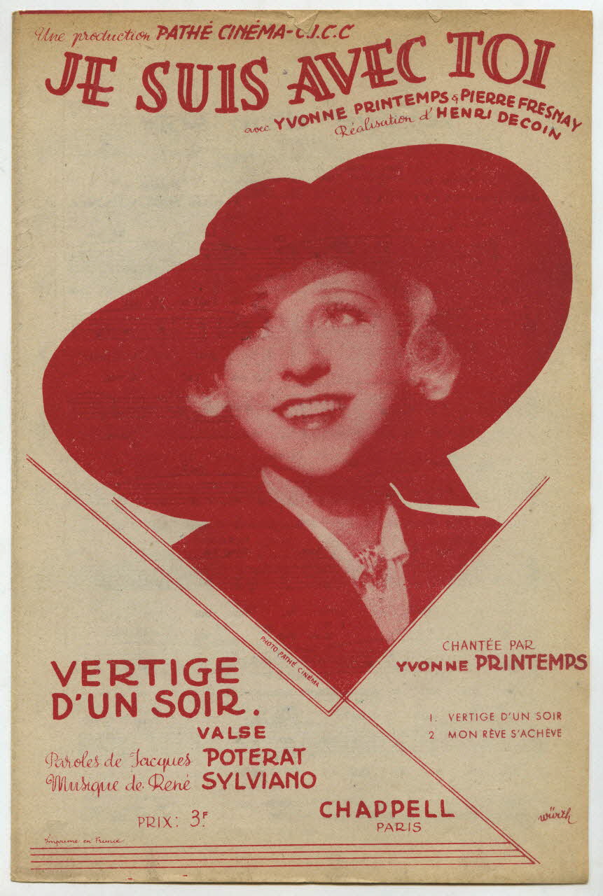 chanson petit format 1969.88.497 Photo