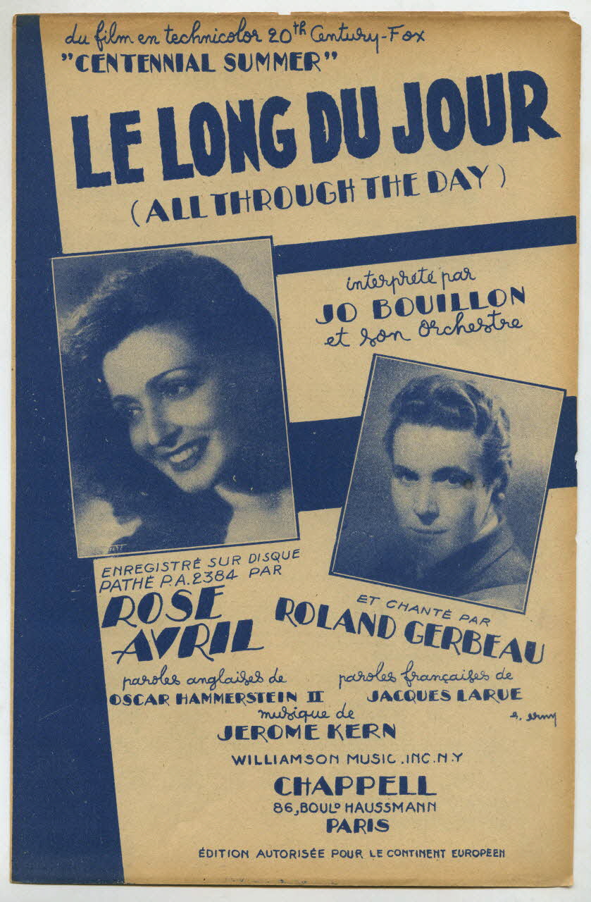 chanson petit format 1969.88.513 Photo