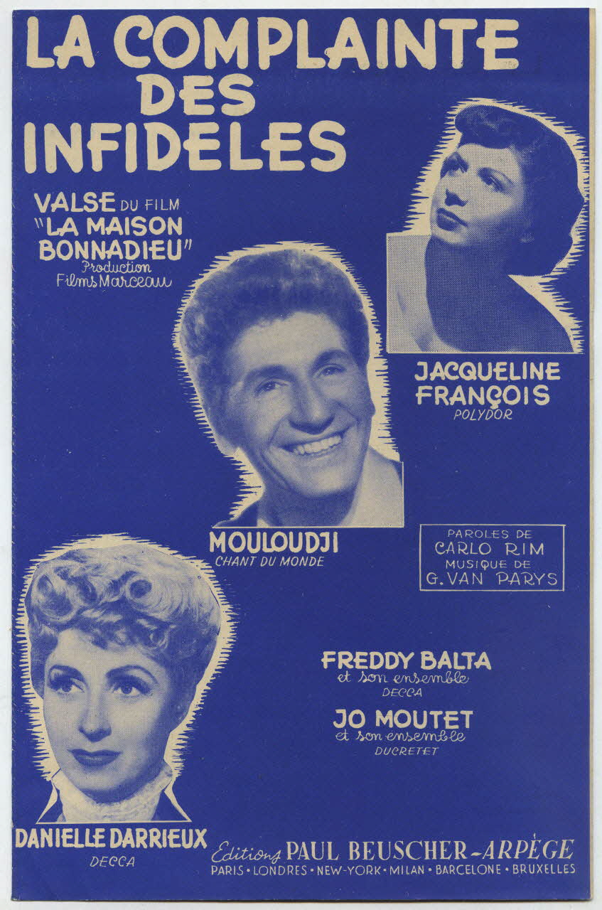 chanson petit format 1969.88.58 Photo