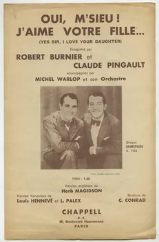 chanson petit format 1969.88.594 Photo
