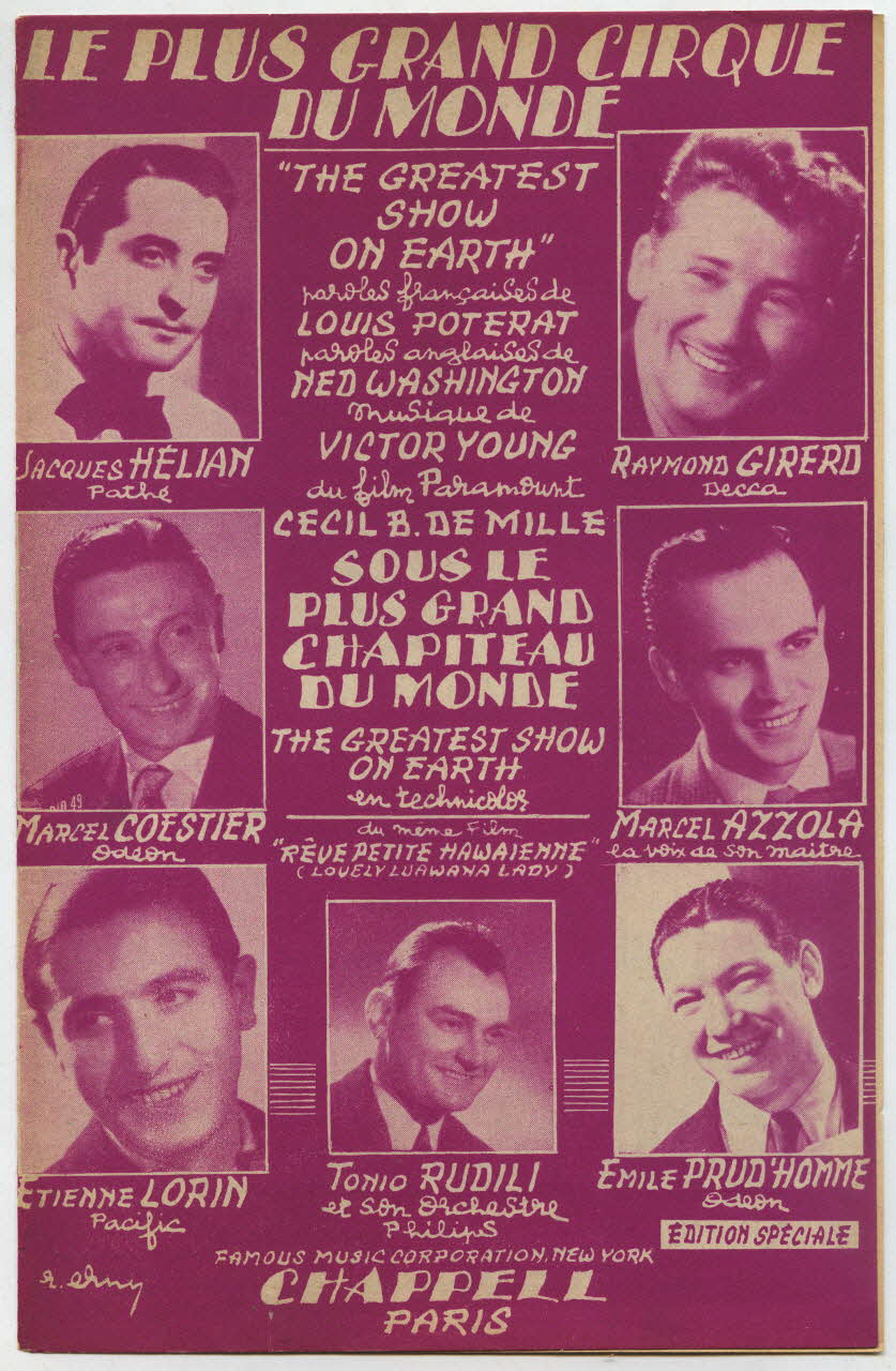 chanson petit format 1969.88.614 Photo