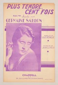 chanson petit format 1969.88.615 Photo