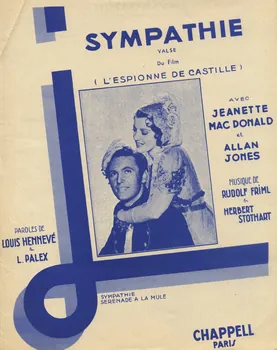 partition de musique Sympathie 1969.88.668 Photo