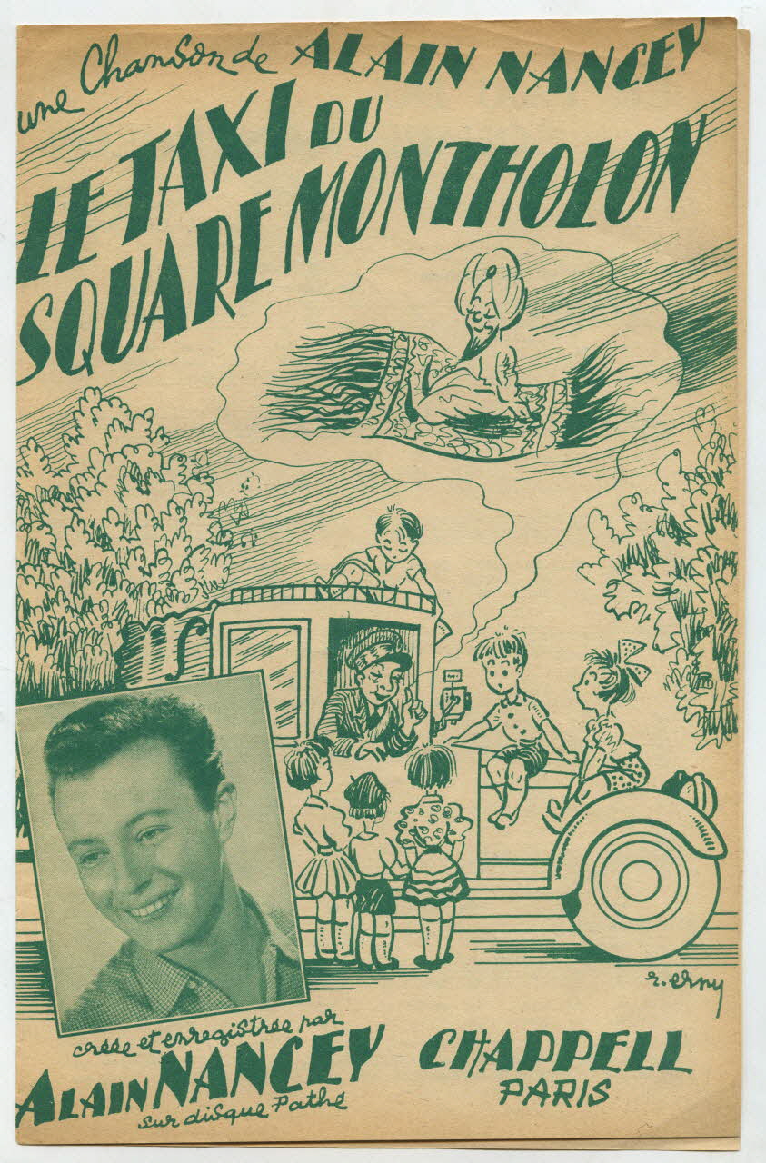 Alain Nancey ; Dillard Et Cie ; Chappell S.A.; chanson petit format Île-de-France, France 1954 1969.88.674 Photo