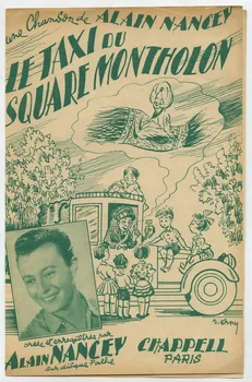 Alain Nancey ; Dillard Et Cie ; Chappell S.A.; chanson petit format Île-de-France, France 1954 1969.88.674 Photo