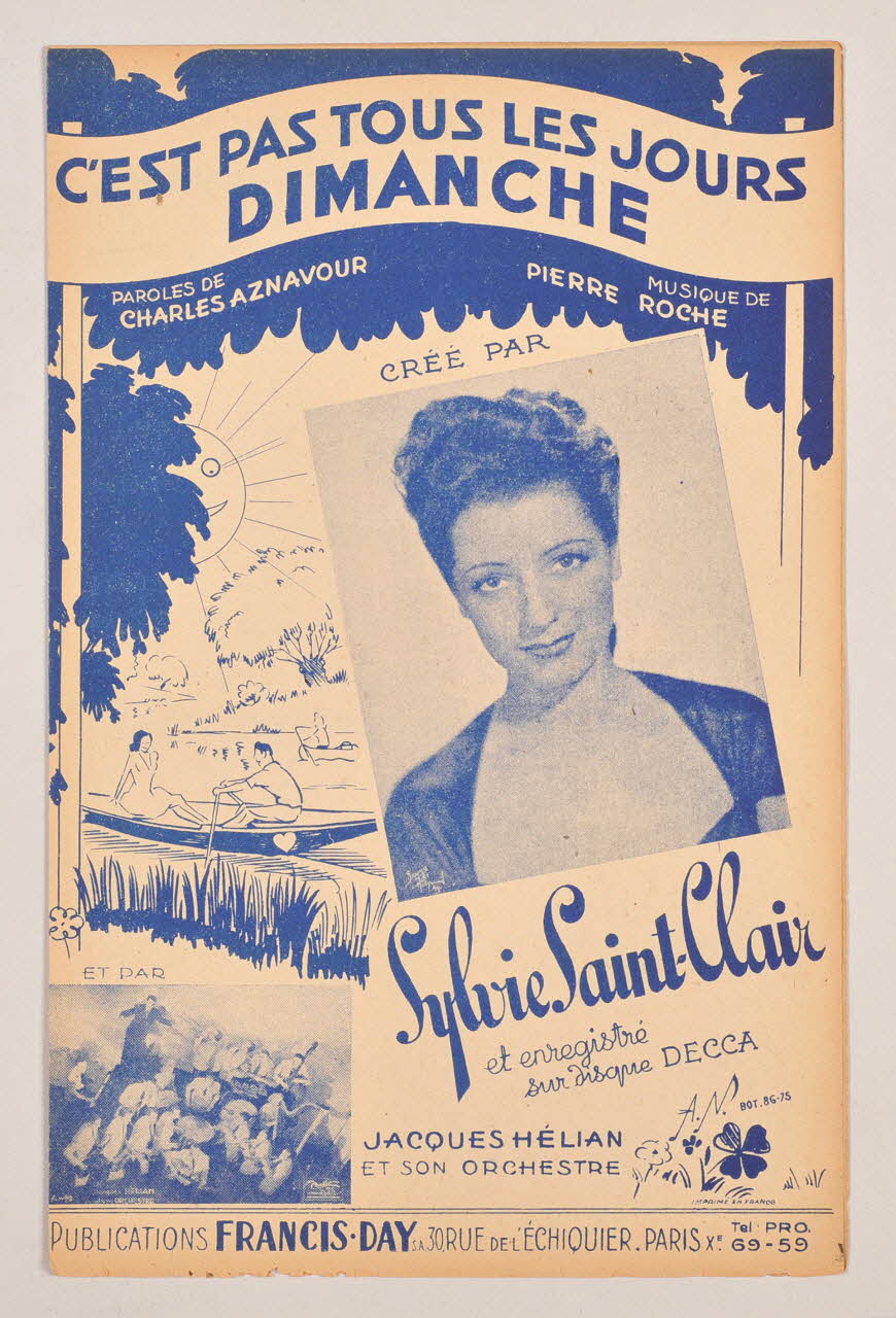 chanson petit format 1969.88.751 Photo