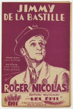 René De Buxeuil ; Jimmy Kuttner ; Roger Nicolas ; Les Epis; ; La Clé De Sol; chanson petit format Île-de-France, France 1947 1969.88.915 Photo