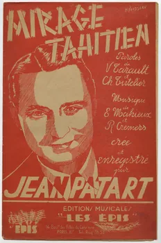 Charles Tutelier ; Valentin Tarault ; Edmond Mahieux ; R Cremers ; Jean Patart ; La Clé De Sol; ; Les Epis; partition de musique petit format Île-de-France, France 1946 1969.88.923 Photo