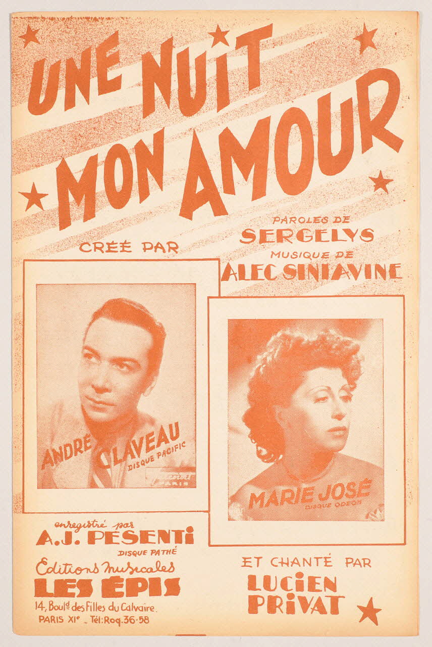 chanson petit format 1969.88.943 Photo