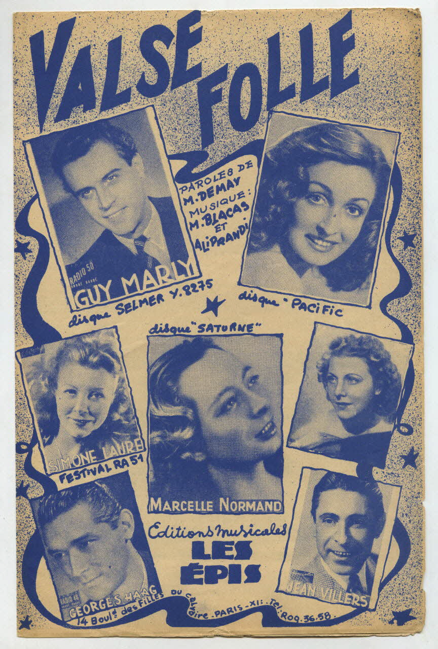 chanson petit format 1969.88.945 Photo