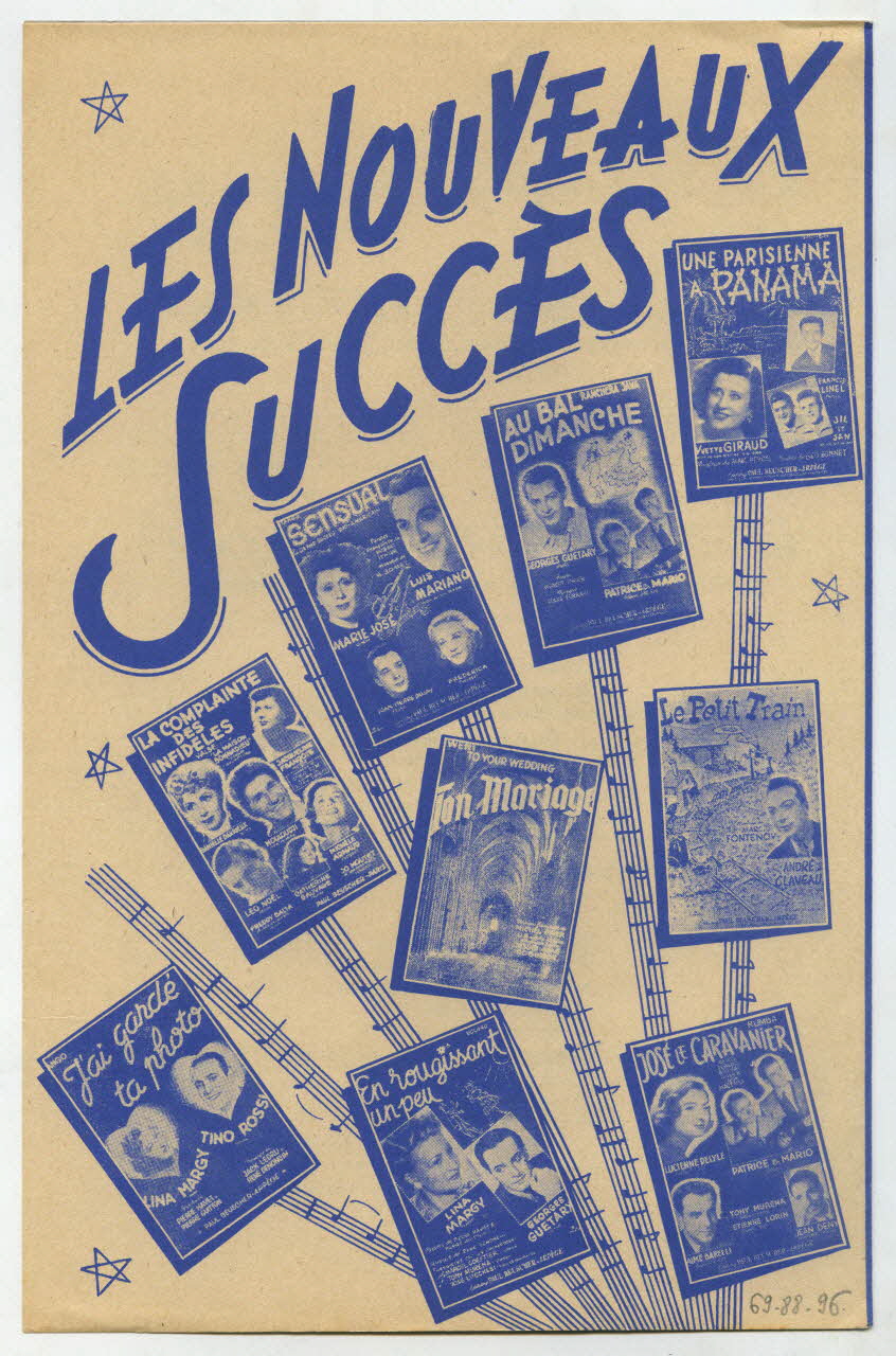 chanson petit format 1969.88.96 Photo