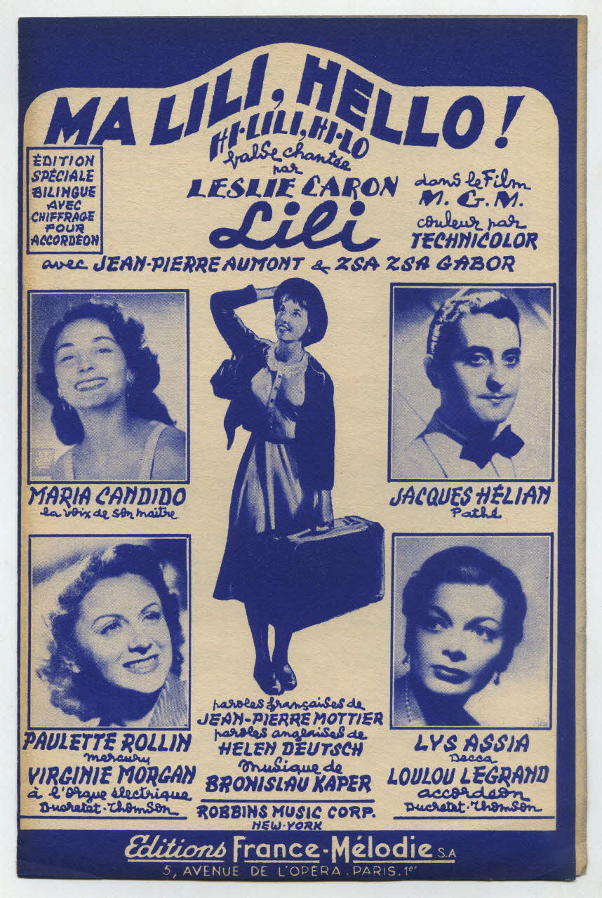 chanson petit format 1969.88.968 Photo