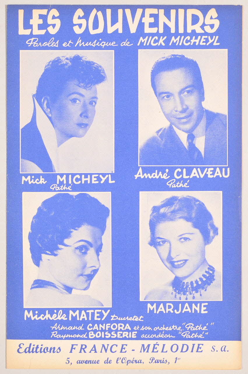 chanson petit format 1969.88.981 Photo