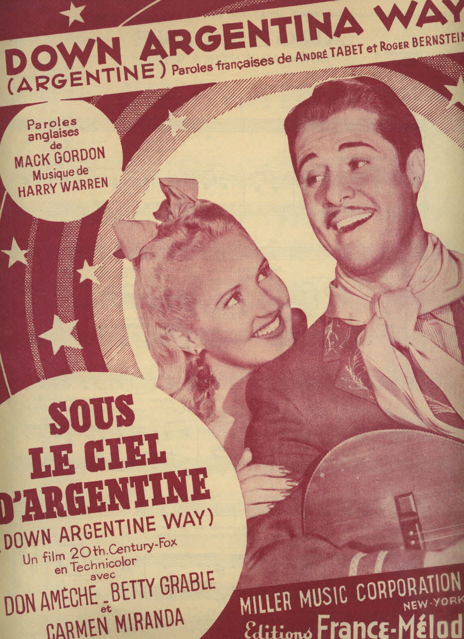 partition de musique Argentine 1969.88.994 Photo