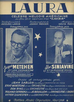 partition de musique Laura 1969.88.997 Photo