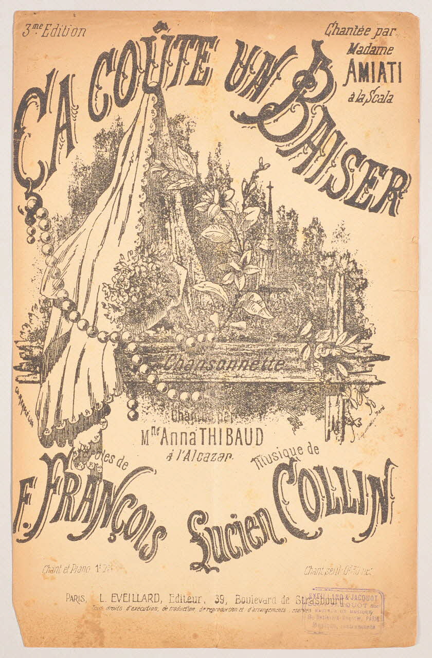 chanson petit format 1970.139.15 Photo