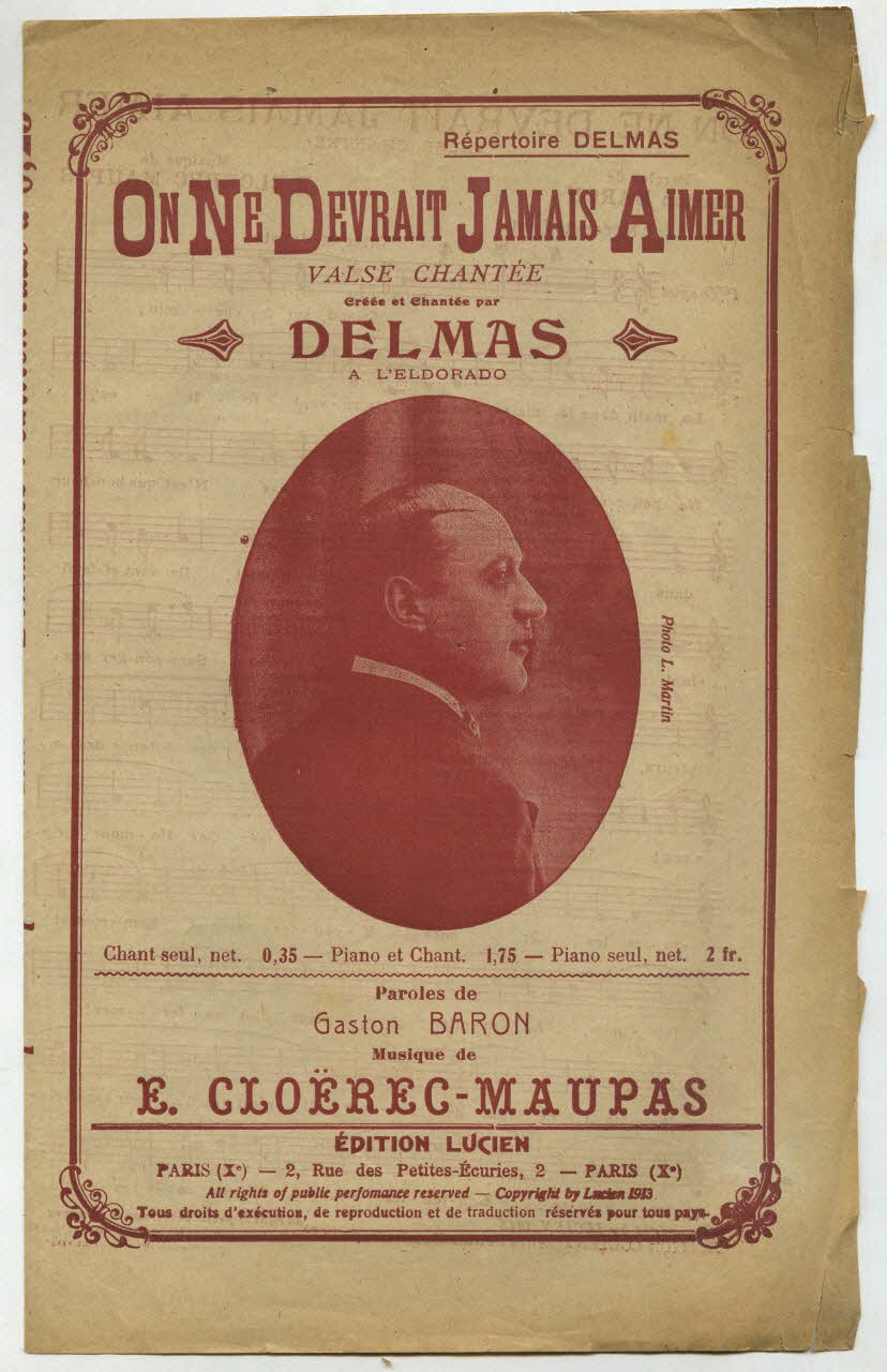 chanson petit format 1971.33.111 Photo