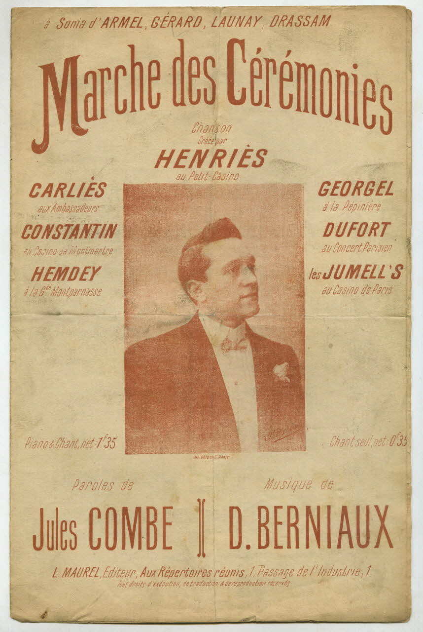 chanson petit format 1971.33.141 Photo