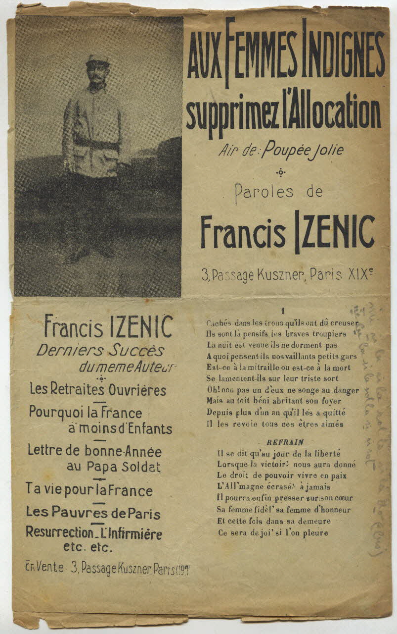 chanson petit format 1971.33.142 Photo