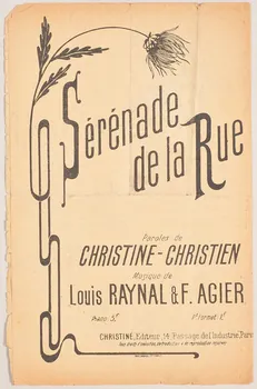 chanson petit format 1971.33.214 Photo