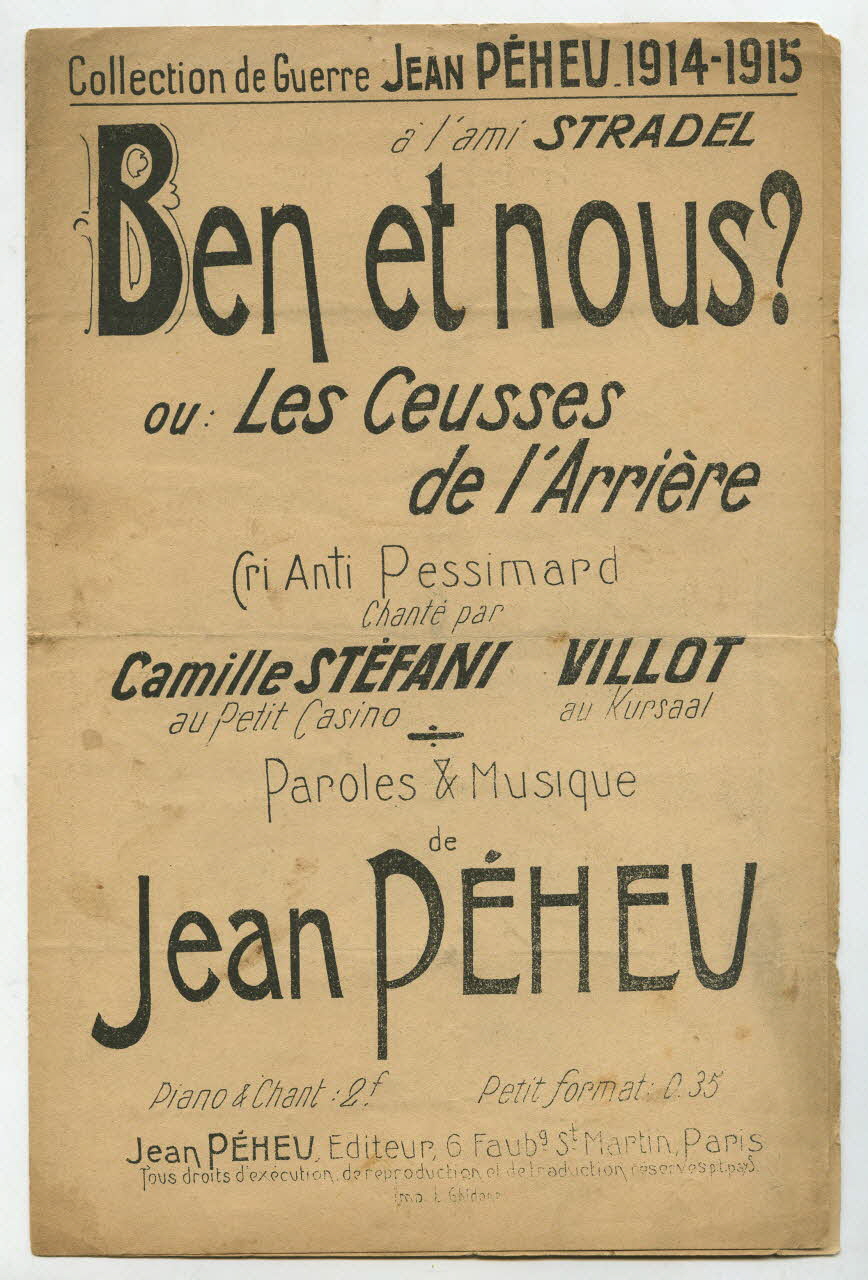 chanson petit format 1971.33.221 Photo