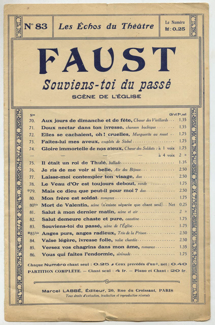 chanson petit format 1971.33.229 Photo