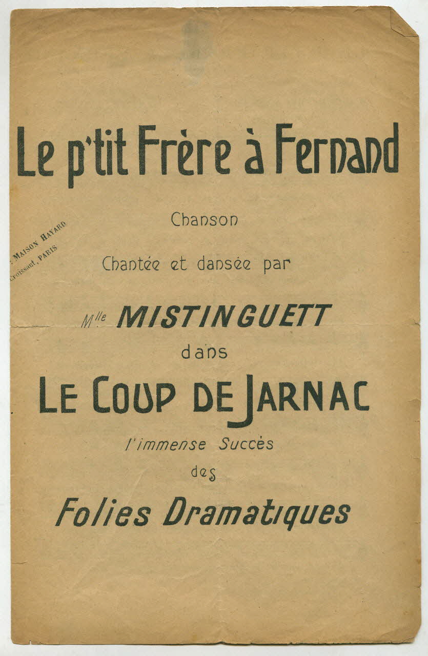 chanson petit format 1971.33.238 Photo