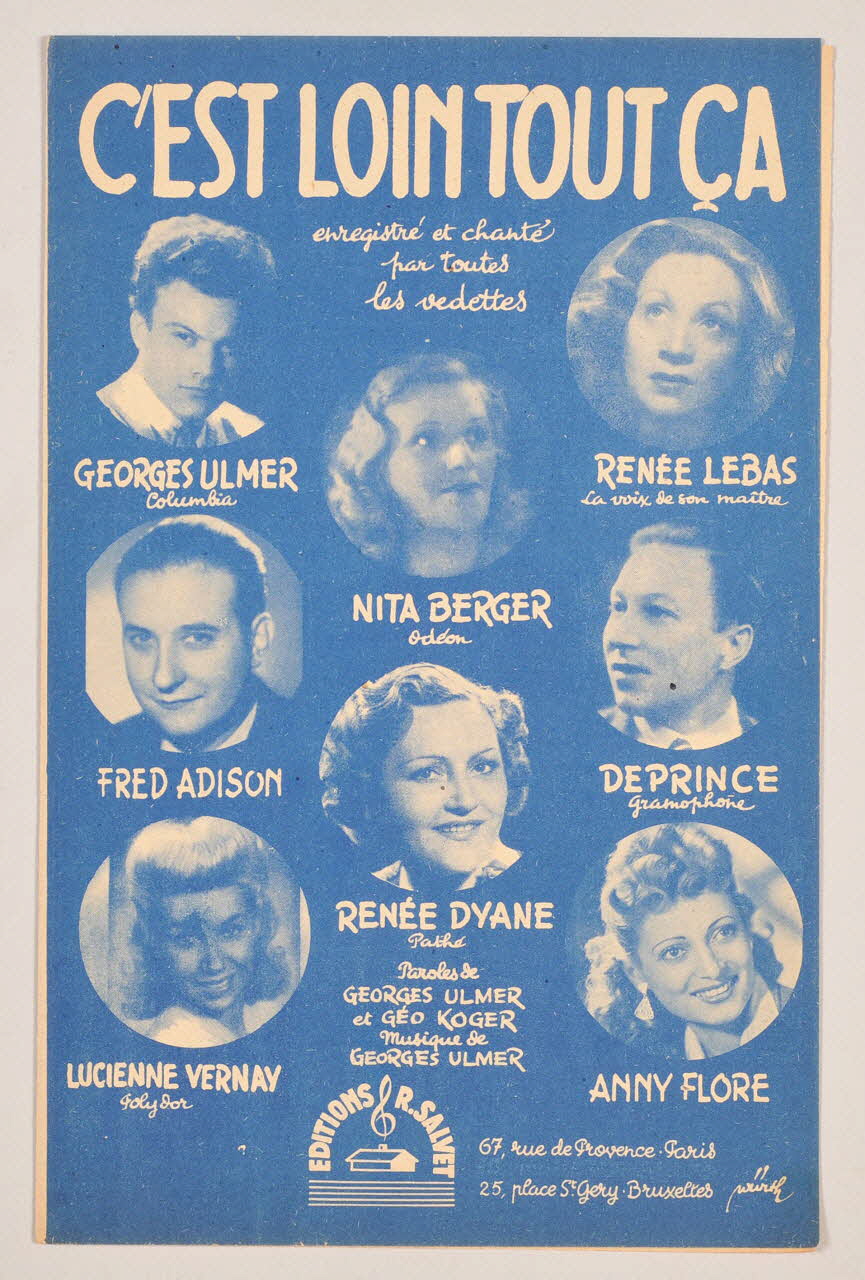 chanson petit format 1971.33.320 Photo