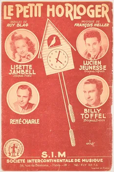 François Heller ; Ruy Blag ; S.I.M chanson petit format 1947 1971.33.335 Photo