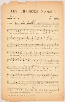 chanson petit format 1971.33.395  Photo