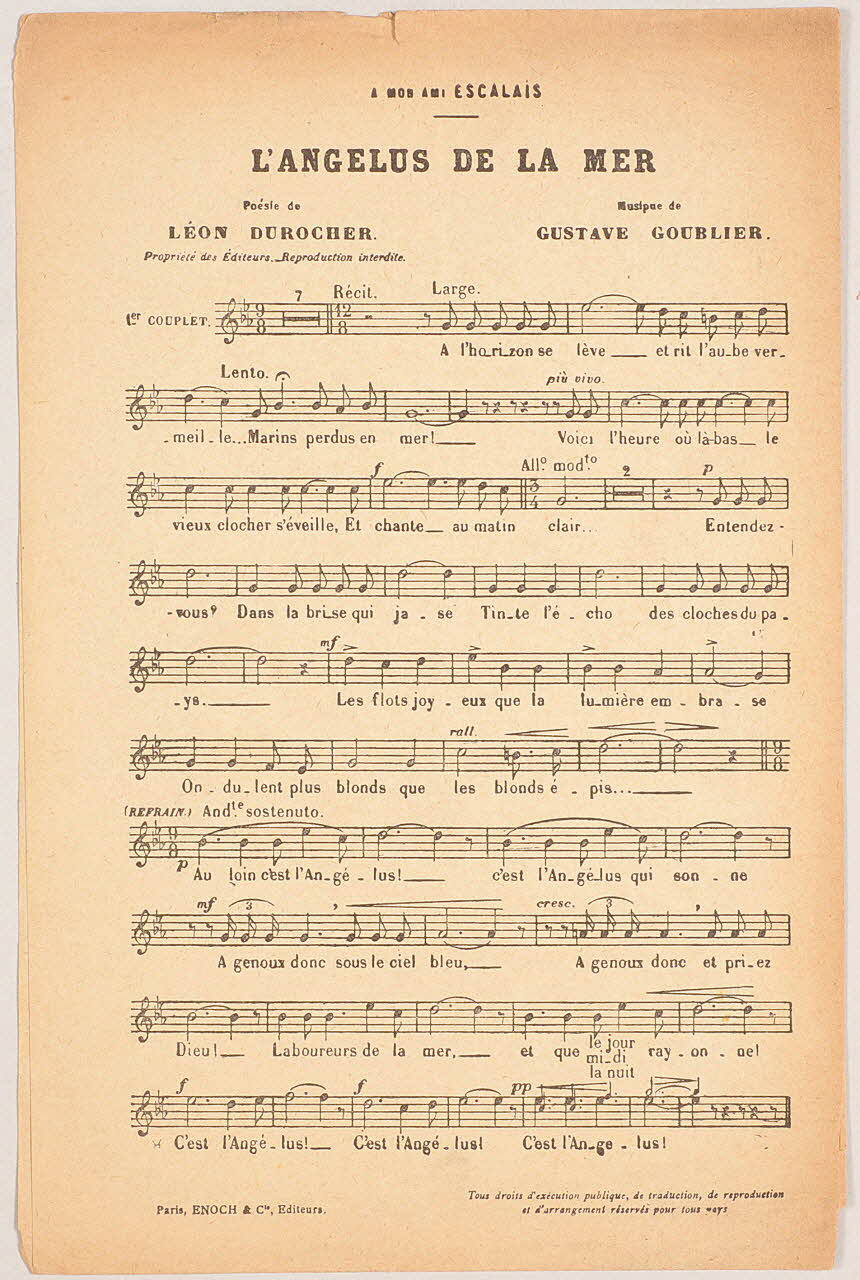 chanson petit format 1971.33.396 Photo