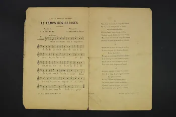 partition de musique petit format 1967.178.7 Photo Mucem