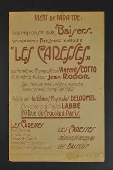 chanson petit format 1967.179.103 Photo Mucem