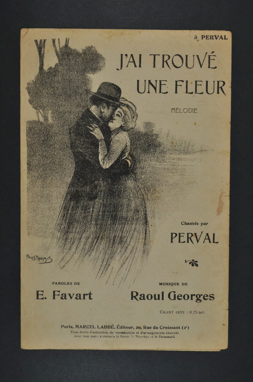 partition de musique petit format 1967.179.11 Photo Mucem