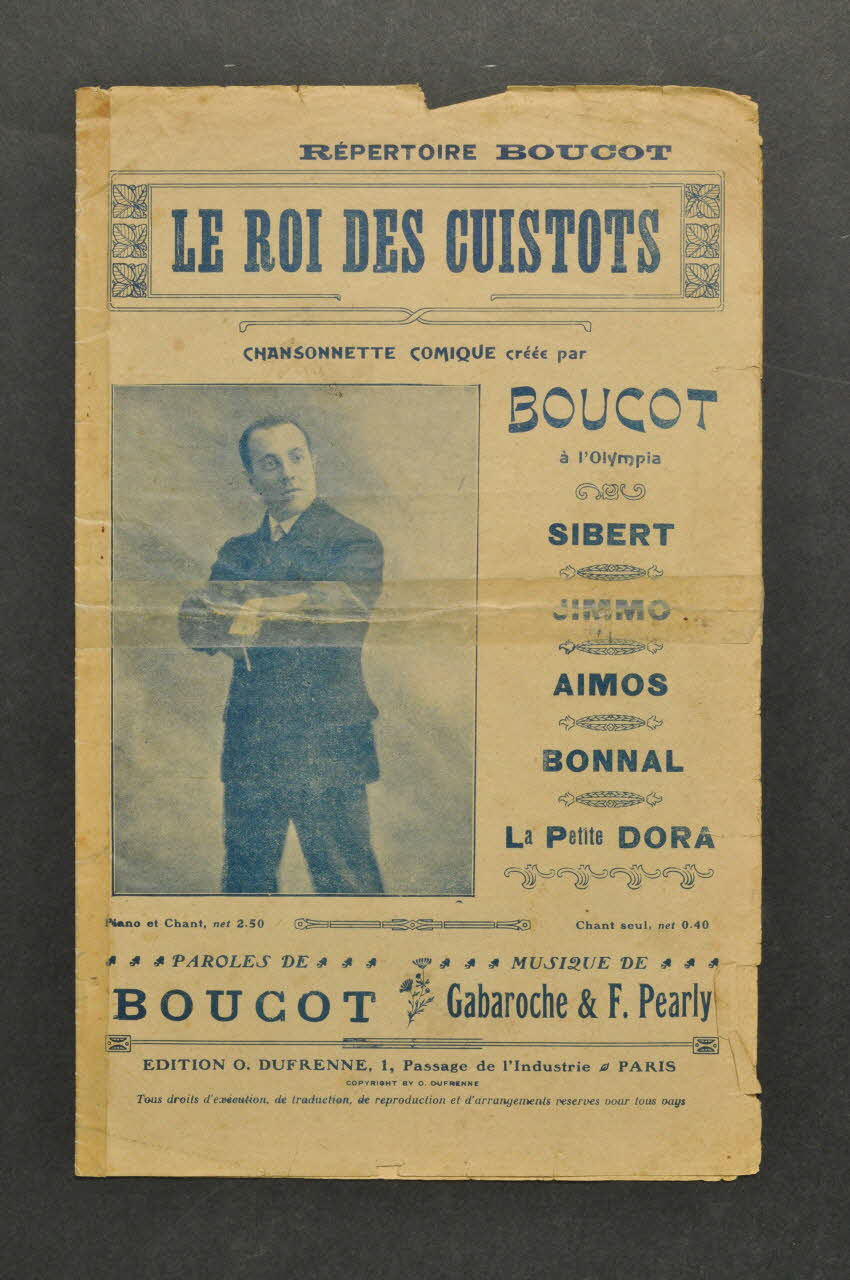 chanson petit format 1967.179.125 Photo Mucem