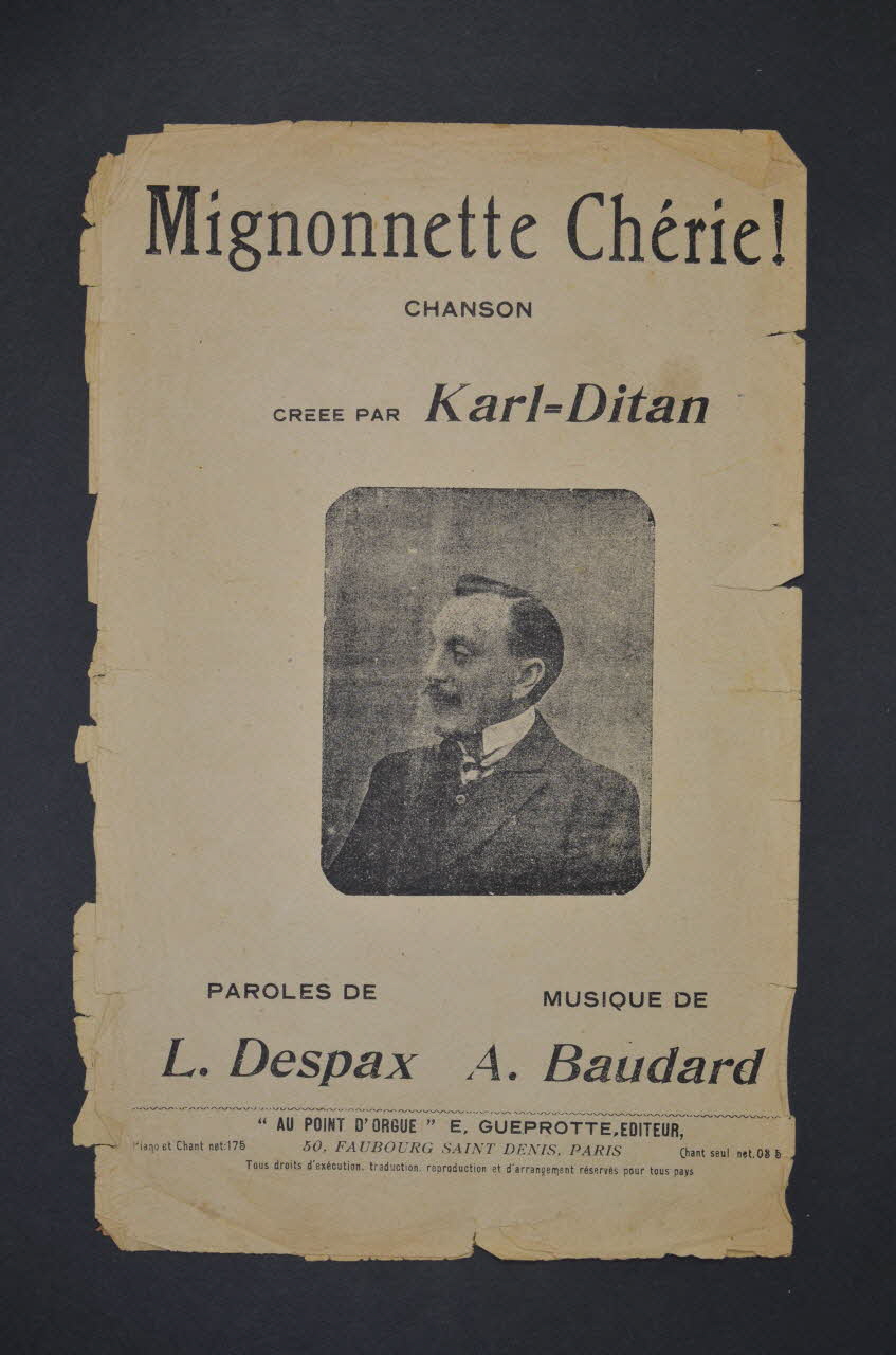 chanson petit format 1967.179.135 Photo Mucem