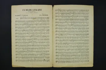 partition de musique petit format 1967.179.14  Photo Mucem