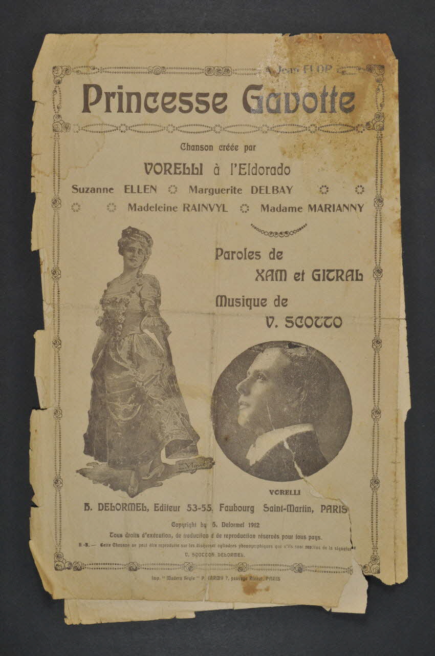 partition de musique petit format 1967.179.140 Photo Mucem